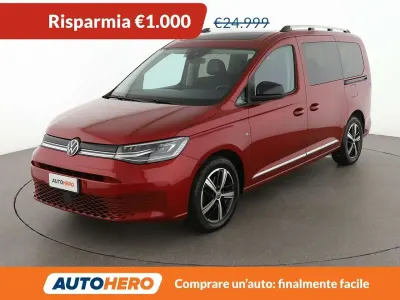 Usata VW Caddy Style 122 CV (89 kW) 2022 Rosso Monovolume