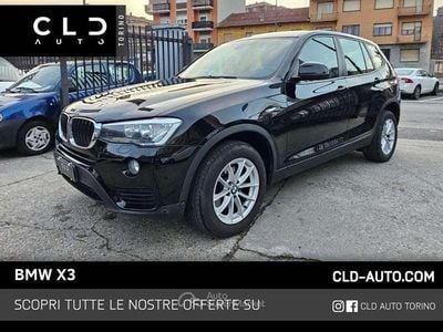 Usata BMW X3 Advantage 150 CV (110 kW) 2016 Nero SUV
