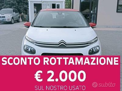 Usata Citroën C3 Feel 83 CV (61 kW) 2018 Bianco Utilitaria