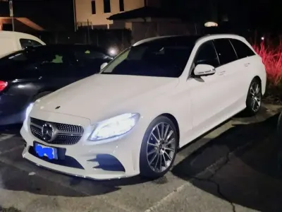 Usata Mercedes C220 194 CV (142 kW) 2018 Bianco Station wagon