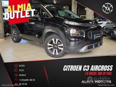 Usata Citroën C3 Aircross Feel 99 CV (72 kW) 2019 Nero SUV