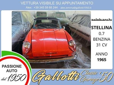 Usata Autobianchi Stellina 1960 Rosso Utilitaria