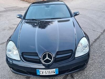 Usata Mercedes SLK200 163 CV (119 kW) 2005 Blu Cabrio