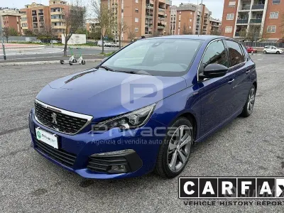 Usata Peugeot 308 GT-line 131 CV (96 kW) 2020 Blu Berlina