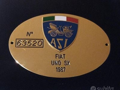 Usata Fiat Uno 65 CV (47 kW) 1987 Nero Utilitaria