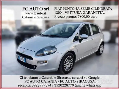 Usata Fiat Punto Street 95 CV (69 kW) 2017 Grigio Utilitaria