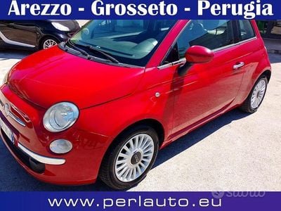 Usata Fiat 500 Lounge 75 CV (55 kW) 2009 Rosso Cabrio
