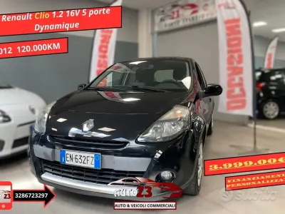 Usata Renault Clio IV Dynamique 75 CV (55 kW) 2012 Nero Berlina