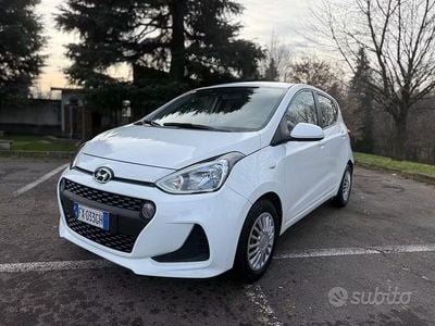 Usata Hyundai i10 Prime 66 CV (48 kW) 2019 Bianco Utilitaria