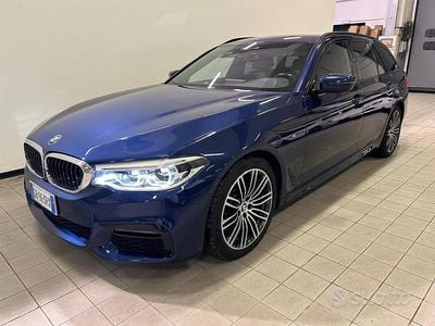 Usata BMW 530 M Sport 249 CV (183 kW) 2020 Blu/azzurro Station wagon