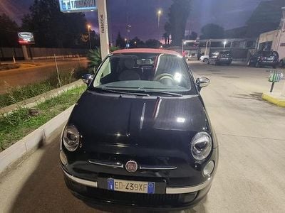 Usata Fiat 500C 95 CV (69 kW) 2010 Nero Cabrio