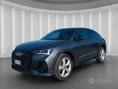 Usata Audi Q3 S-Line 150 CV (110 kW) 2021 Grigio scuro metallizzato SUV