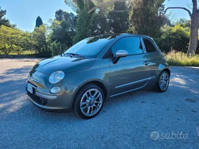 Käytetty Fiat 500 69 HP (50 kW) 2009 Ruskea Avoauto