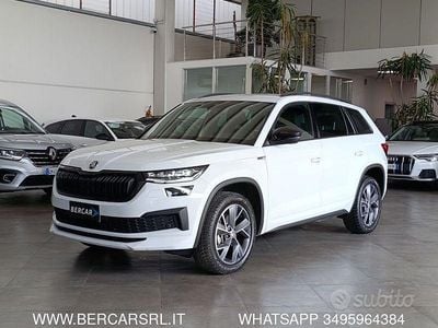 Usata Skoda Kodiaq SportLine 150 CV (110 kW) 2022 Bianco SUV