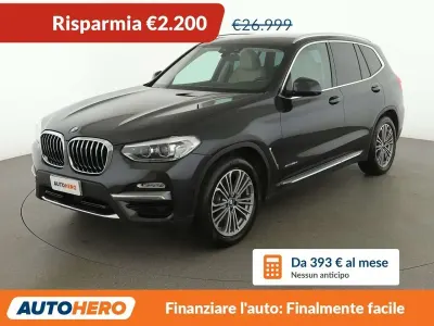 Usata BMW X3 Luxury Line 190 CV (139 kW) 2018 Nero SUV