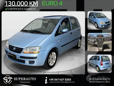 Käytetty Fiat Idea Emotion 69 HP (50 kW) 2004 Musta Tila-auto