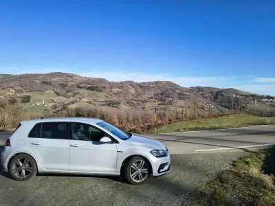 Usata VW Golf VII R-line 150 CV (110 kW) 2018 Bianco Berlina
