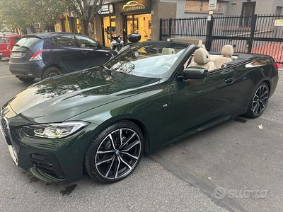Usata BMW 420 M Sport 184 CV (135 kW) 2021 Verde Cabrio