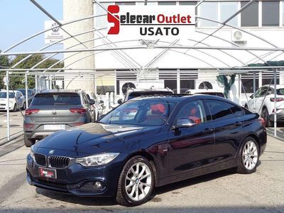 Usata BMW 420 Sport Line 190 CV (139 kW) 2016 Blu/azzurro Coupé