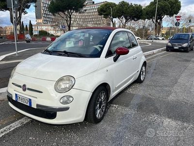 Usata Fiat 500 69 CV (50 kW) 2012 Bianco Cabrio