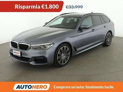 Usata BMW 520 M Sport 190 CV (139 kW) 2020 Blu Station wagon