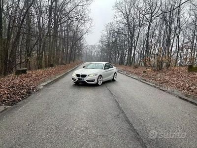 Usata BMW 218 Sport Line 143 CV (105 kW) 2014 Bianco Coupé