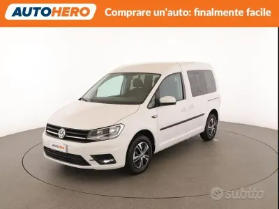 Usata VW Caddy Trendline 102 CV (75 kW) 2019 Bianco Monovolume