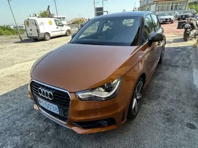 Usata Audi A1 Sportback S-Line 90 CV (66 kW) 2014 Arancione Utilitaria