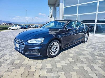 Usata Audi A5 S-Line 150 CV (110 kW) 2017 Blu/azzurro Coupé