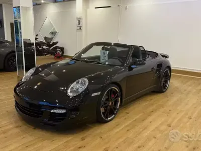 Usata Porsche 911 Turbo Cabriolet 480 CV (353 kW) 2008 Nero Cabrio