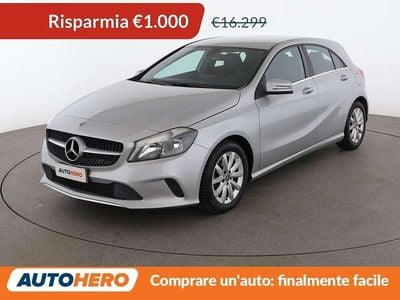 Usata Mercedes A160 Business 102 CV (75 kW) 2018 Argento Berlina