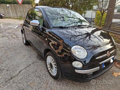 Usata Fiat 500 Lounge 69 CV (50 kW) 2012 Nero Utilitaria