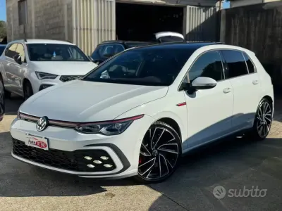 Usata VW Golf VIII GTI 245 CV (180 kW) 2020 Bianco Berlina