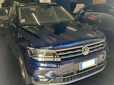 Usata VW Tiguan Advance 150 CV (110 kW) 2019 Blu/azzurro SUV