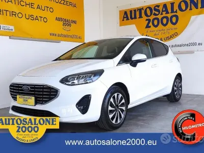 Usata Ford Fiesta Titanium 75 CV (55 kW) 2022 Bianco Utilitaria