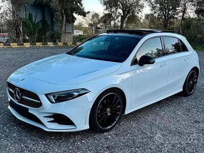 Usata Mercedes A200 AMG Line Premium 150 CV (110 kW) 2022 Bianco Berlina