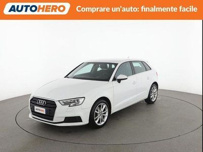 Usata Audi A3 110 CV (80 kW) 2017 Bianco Berlina