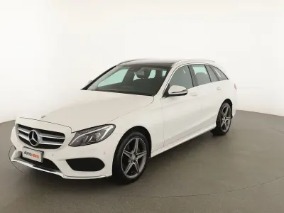 Usata Mercedes C220 Premium 170 CV (125 kW) 2016 Bianco Station wagon