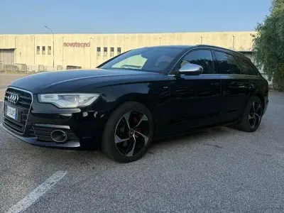 Usata Audi A6 S-Line 177 CV (130 kW) 2014 Nero Station wagon