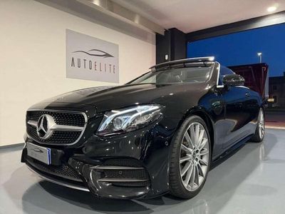 Usata Mercedes E350 Premium Plus 286 CV (210 kW) 2019 Nero Cabrio