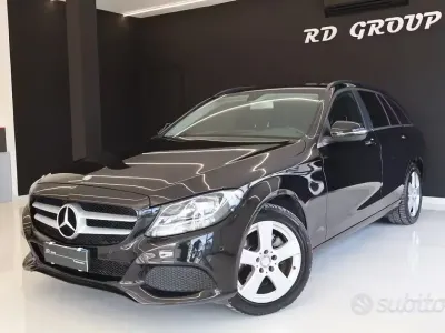 Usata Mercedes C180 Business 116 CV (85 kW) 2016 Nero Station wagon