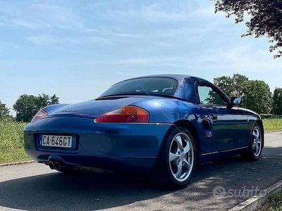 Usata Porsche Boxster 204 CV (150 kW) 1996 Blu Cabrio