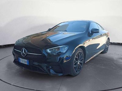 Usata Mercedes E220 Premium Plus 194 CV (142 kW) 2021 Nero Coupé