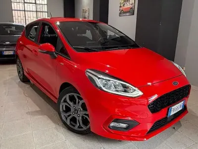 Second-hand Ford Fiesta ST-Line 85 CP (62 kW) 2018 Roșu Hatchback