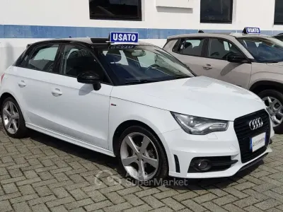 Usata Audi A1 Sportback S-Line 86 CV (63 kW) 2014 Bianco Utilitaria