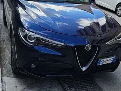 Usata Alfa Romeo Stelvio Super 160 CV (117 kW) 2020 Blu/azzurro SUV