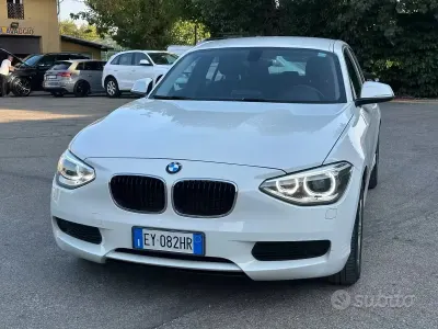 Usata BMW 114 Efficient Dynamics 95 CV (69 kW) 2015 Bianco Utilitaria