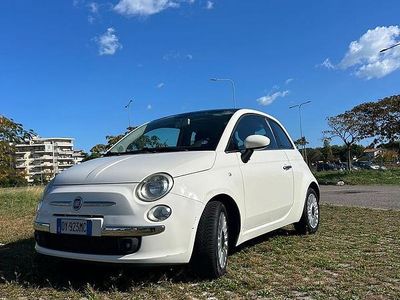 Usata Fiat 500 69 CV (50 kW) 2009 Bianco Cabrio