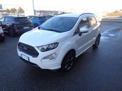 Usata Ford Ecosport ST-Line 125 CV (91 kW) 2021 Bianco frozen pastello SUV