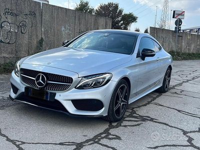 Usata Mercedes C180 156 CV (114 kW) 2017 Grigio Coupé